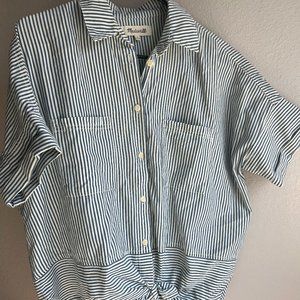 Madewell Tie Front Shirt